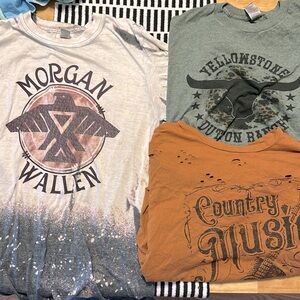 3 country t-shirts